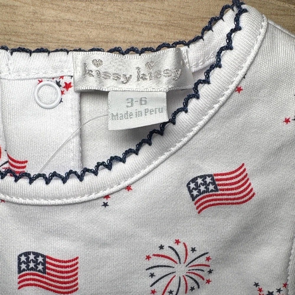 NEW WITH TAGS WITH HEADBAND! USA kissy kissy Baby bodysuit dress